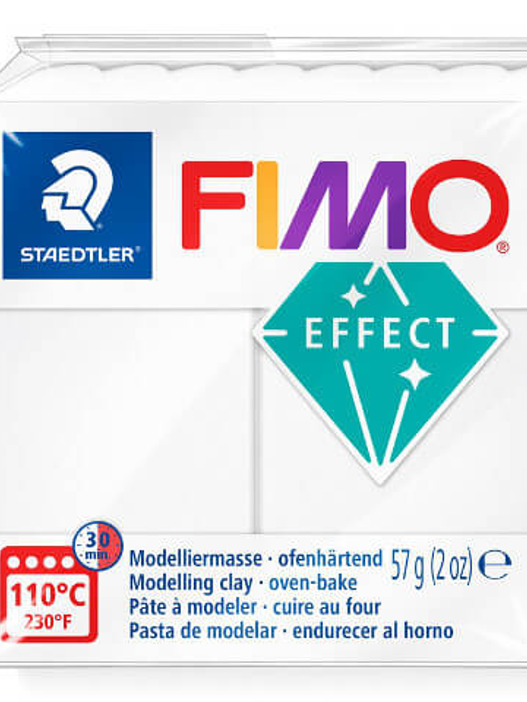 Fimo Effect 57gr Blanco Translúcido (nº 014) 1