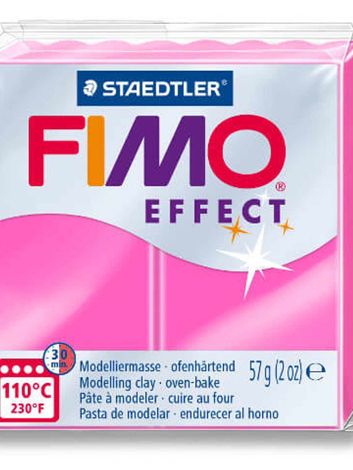 Fimo Effect 57gr Neón Fucsia (nº 201) 1