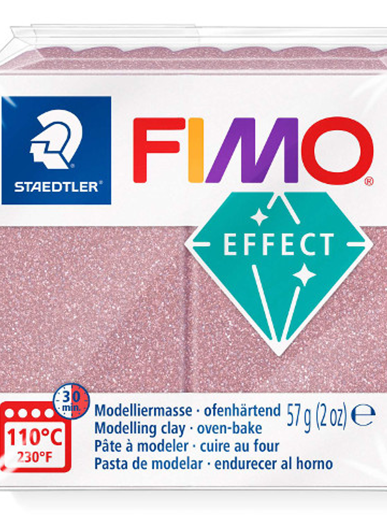 Fimo Effect 57gr Oro Rosa Brillante (nº 212) 1