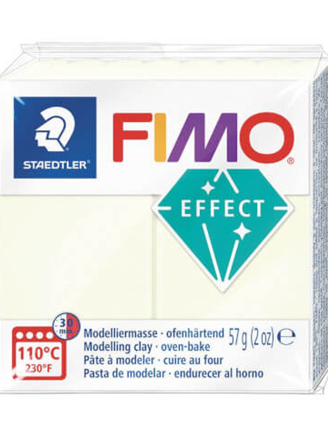 Fimo Effect 57gr Fosforescente (nº 041) 1