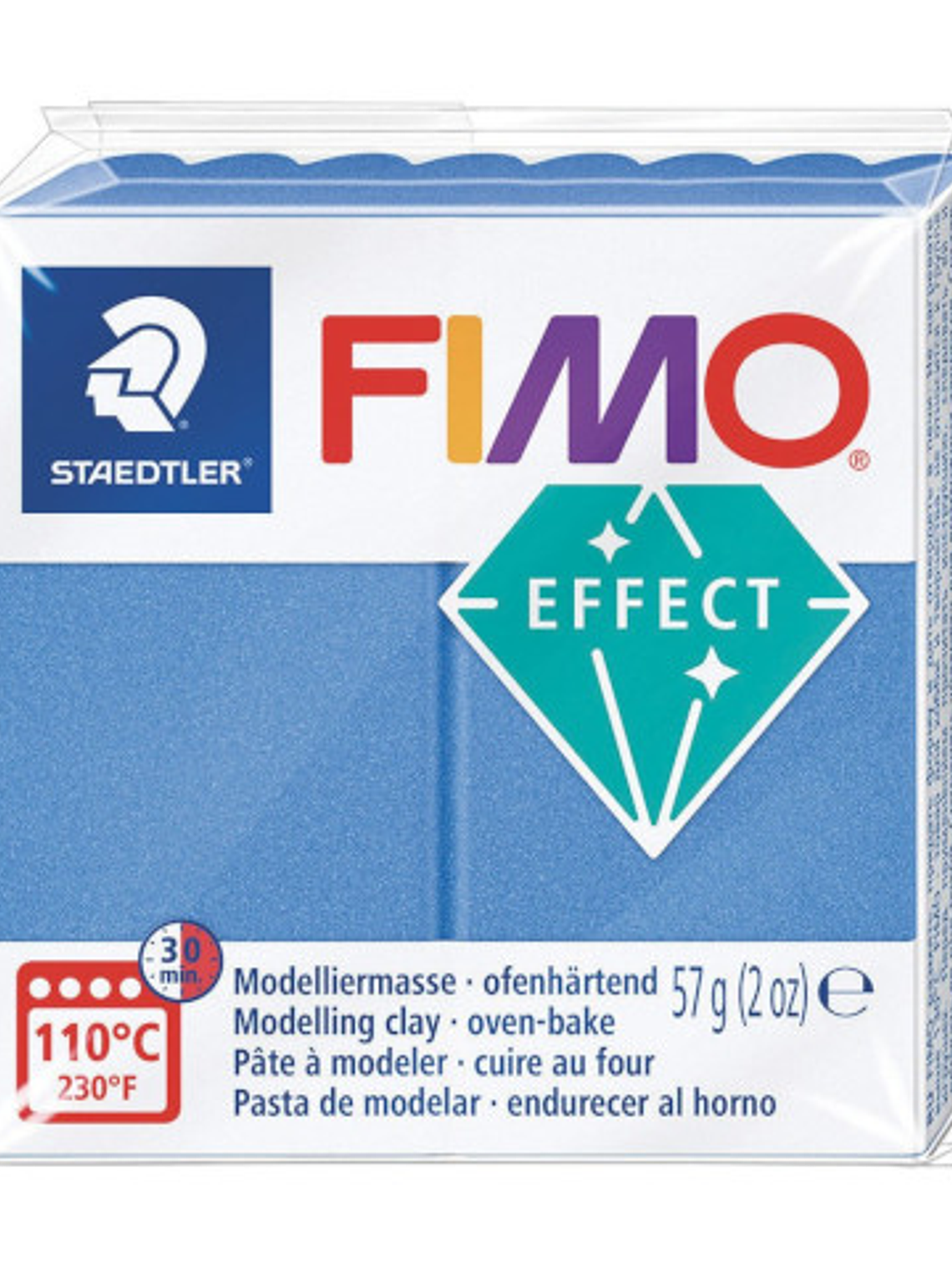 Fimo Effect 57gr Azul Metalizado (nº 31) 1