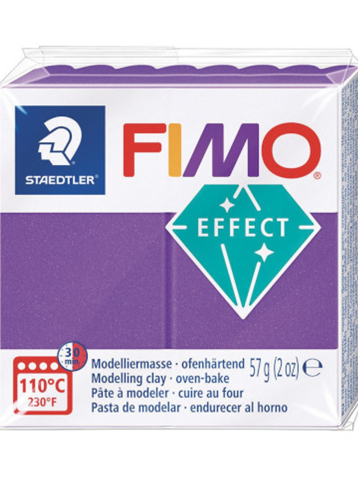 Fimo Effect 57gr Lila Metalizado (nº 61) 1