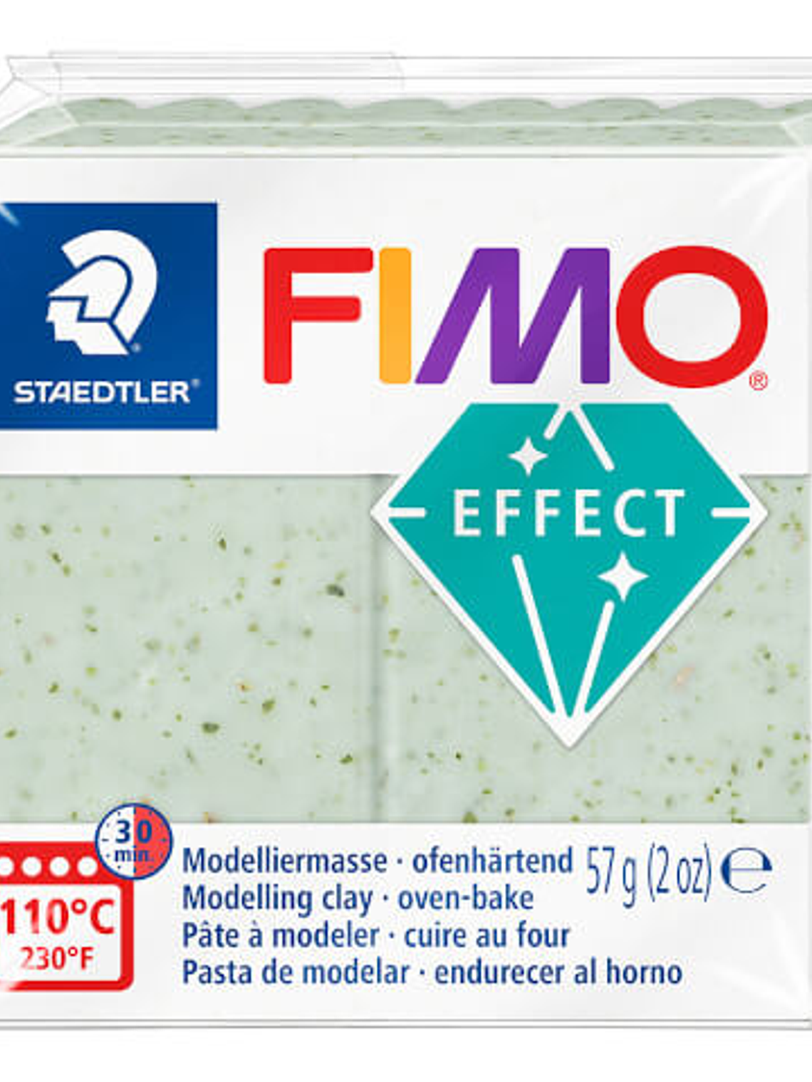 Fimo Effect 57gr Botánico Espinaca (nº 570) 1