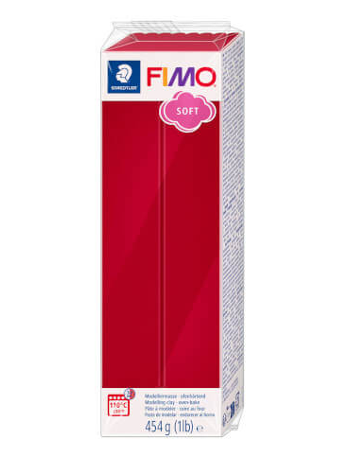 Fimo Soft 454gr Rojo Cereza (nº 26) 1