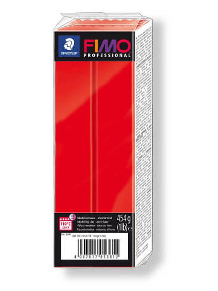 Fimo Professional 454gr - Rojo Puro (nº 200) 1