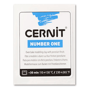 Cernit Number One 56gr Blanco Opaco (nº 027)