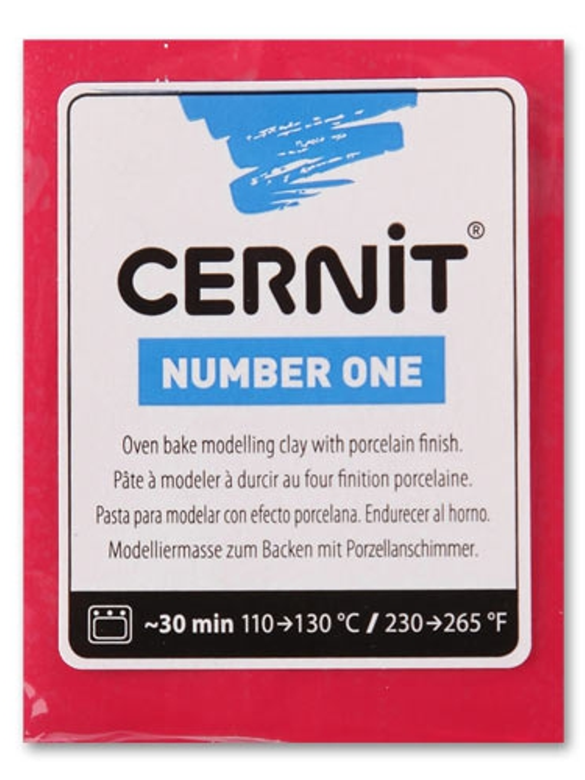 Cernit Number One 56gr Rojo Navidad (nº 463) 1