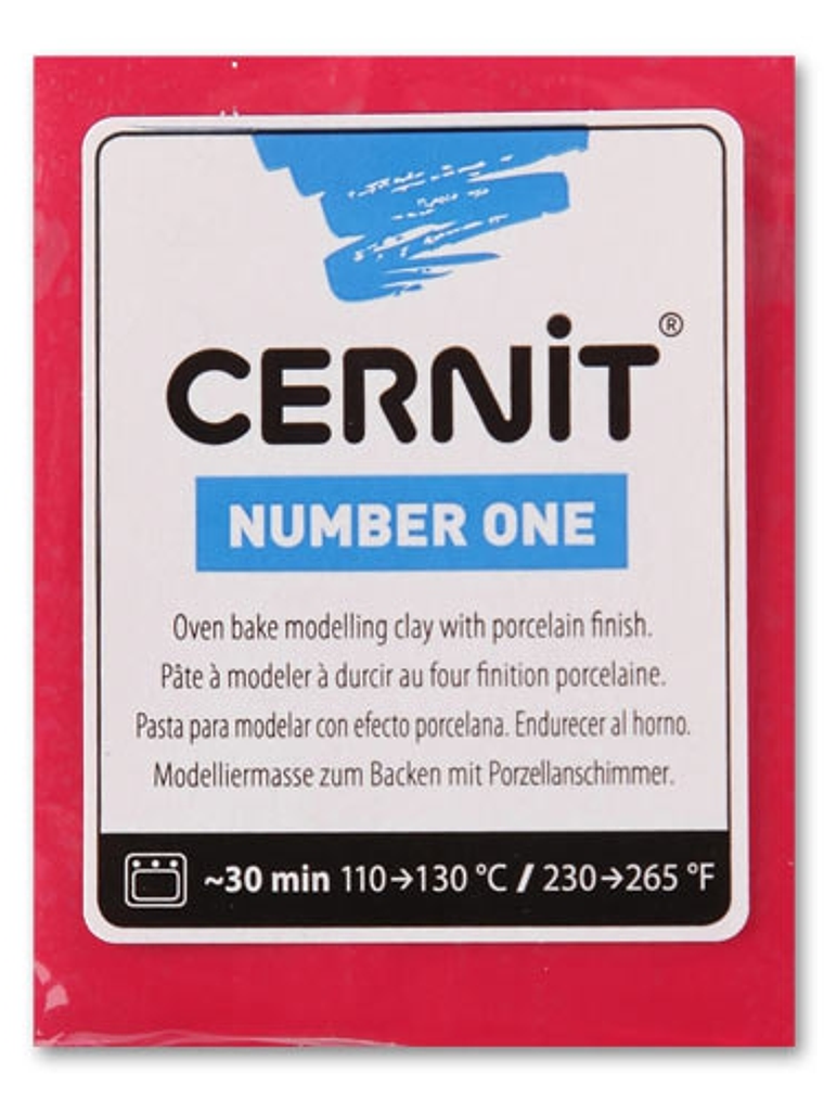 Cernit Number One 56gr Rojo Navidad (nº 463) 1