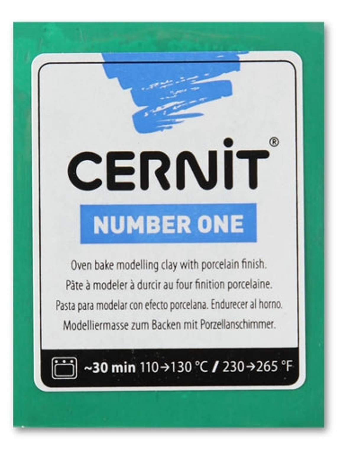 Cernit Number One 56gr Verde (nº 600) 1
