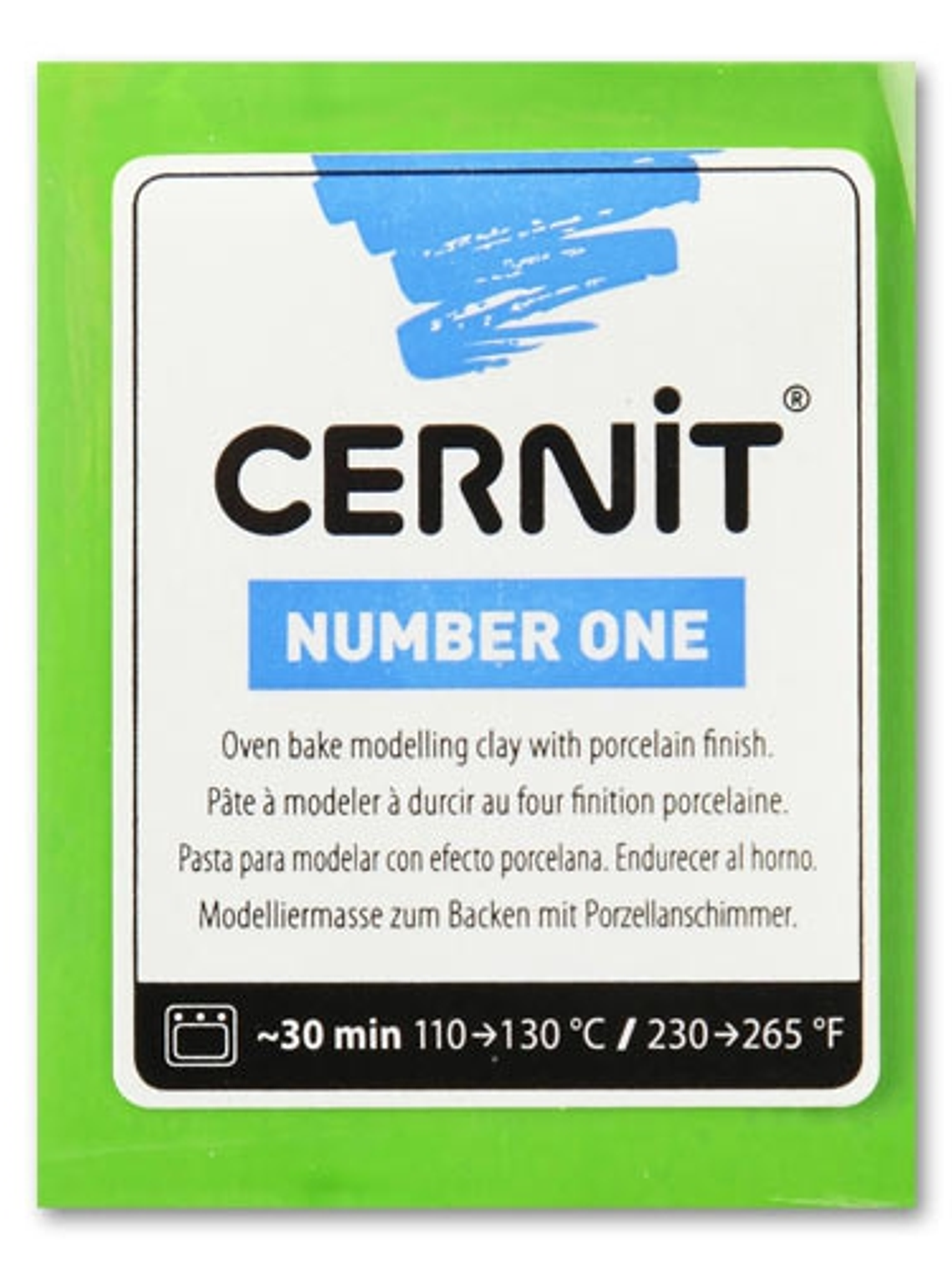 Cernit Number One 56gr Verde Claro (nº 611) 1