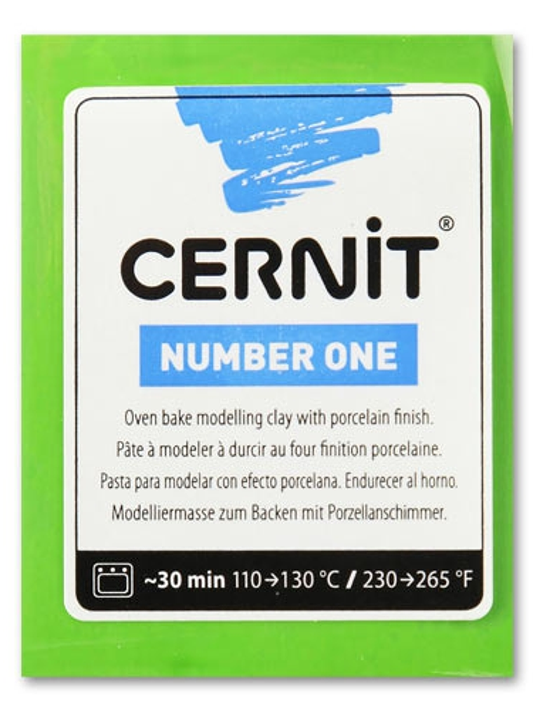Cernit Number One 56gr Verde Claro (nº 611) 1