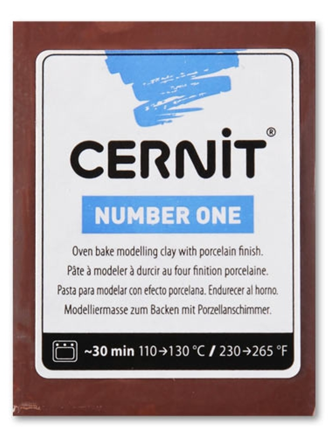 Cernit Number One 56gr Marrón (nº 800) 1