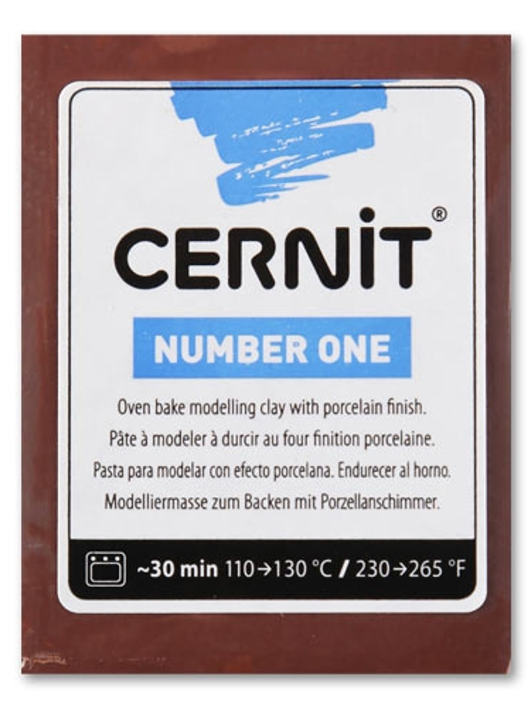 Cernit Number One 56gr Marrón (nº 800) 1