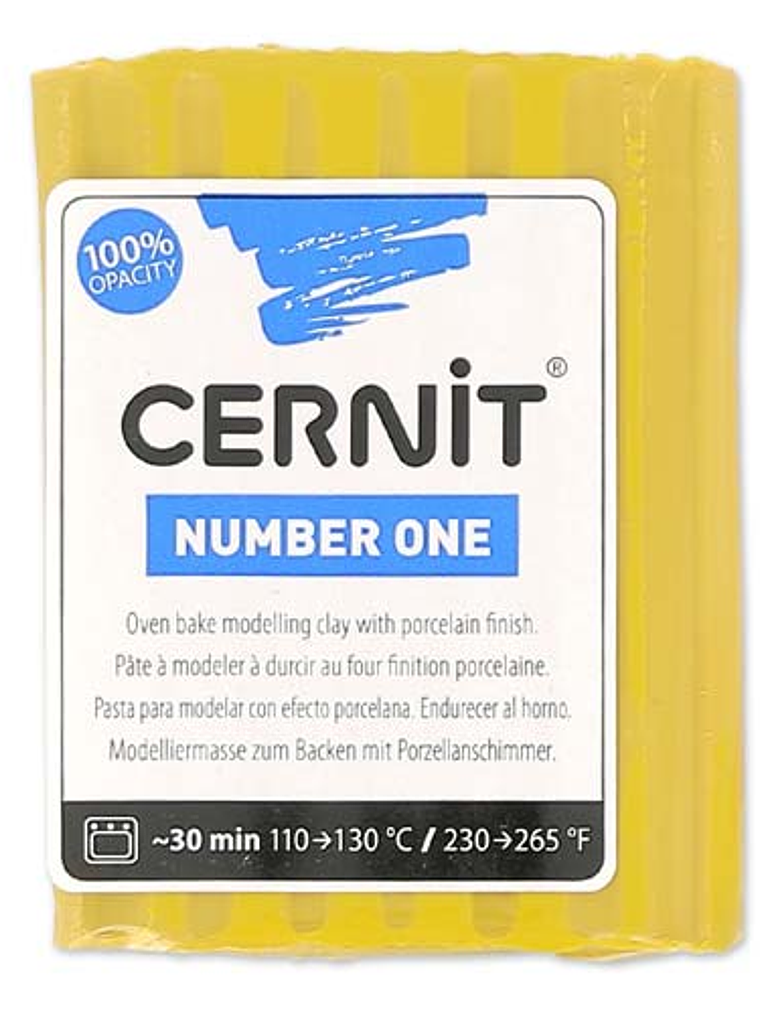 Cernit Number One 56gr Amarillo Ocre (nº 746) 1