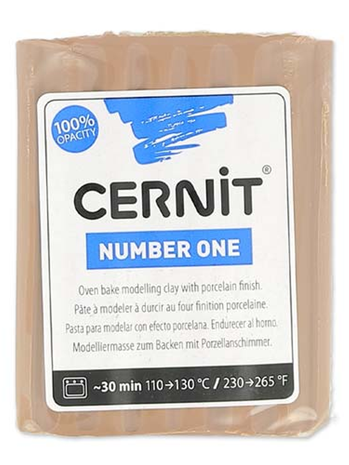 Cernit Number One 56gr Marrón Topo (nº 812) 1