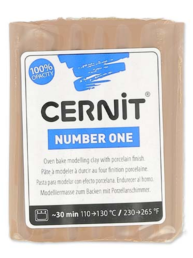 Cernit Number One 56gr Marrón Topo (nº 812) 1