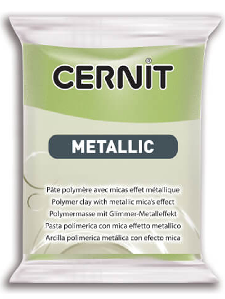 Cernit Metallic 56gr Oro Verde (nº 051) 1