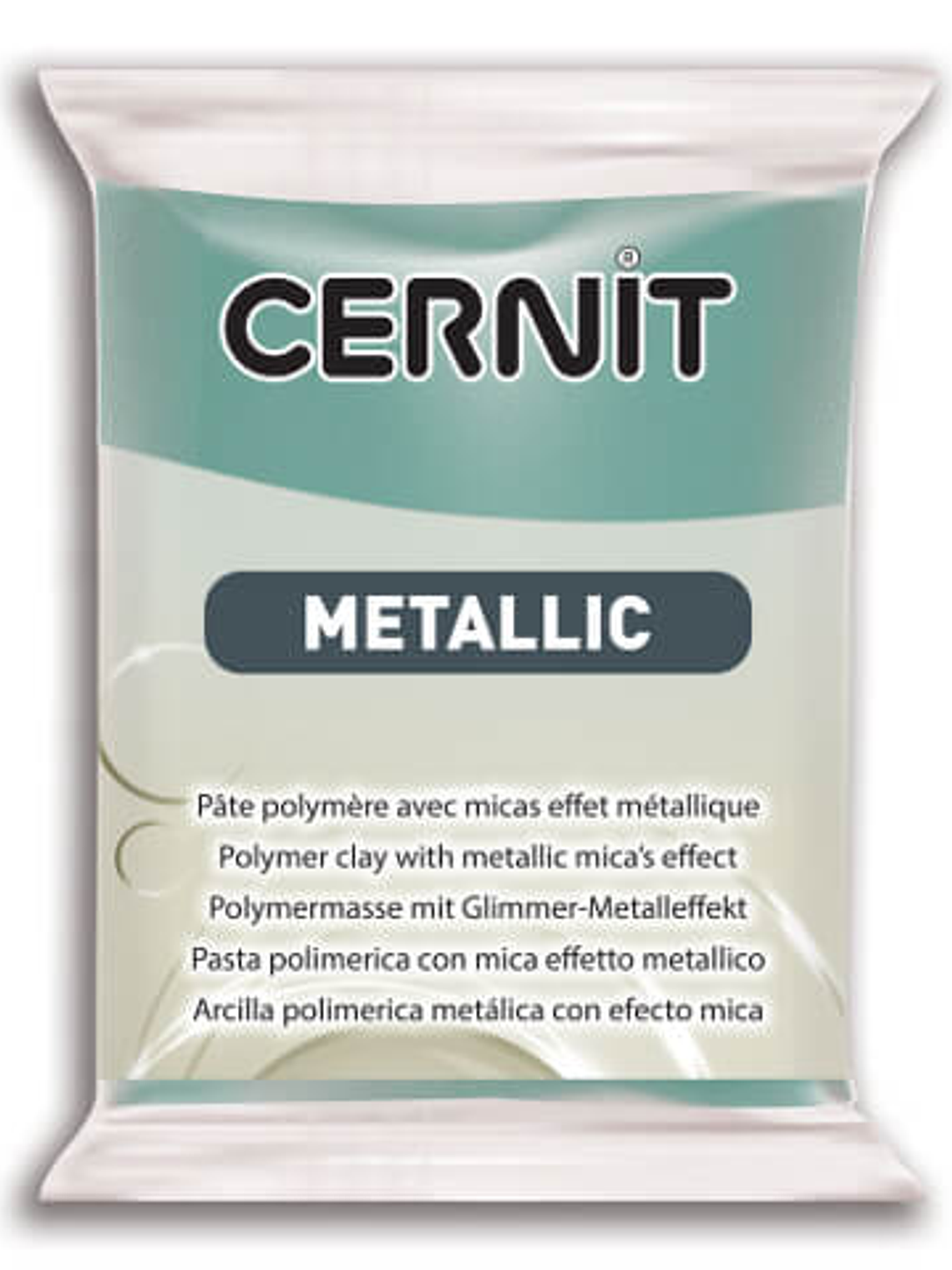 Cernit Metallic 56gr Oro Turquesa (nº 054) 1