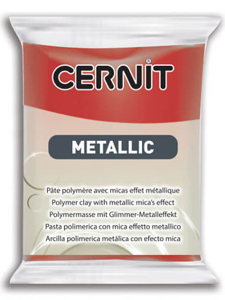 Cernit Metallic 56gr Rojo (nº 400) 1