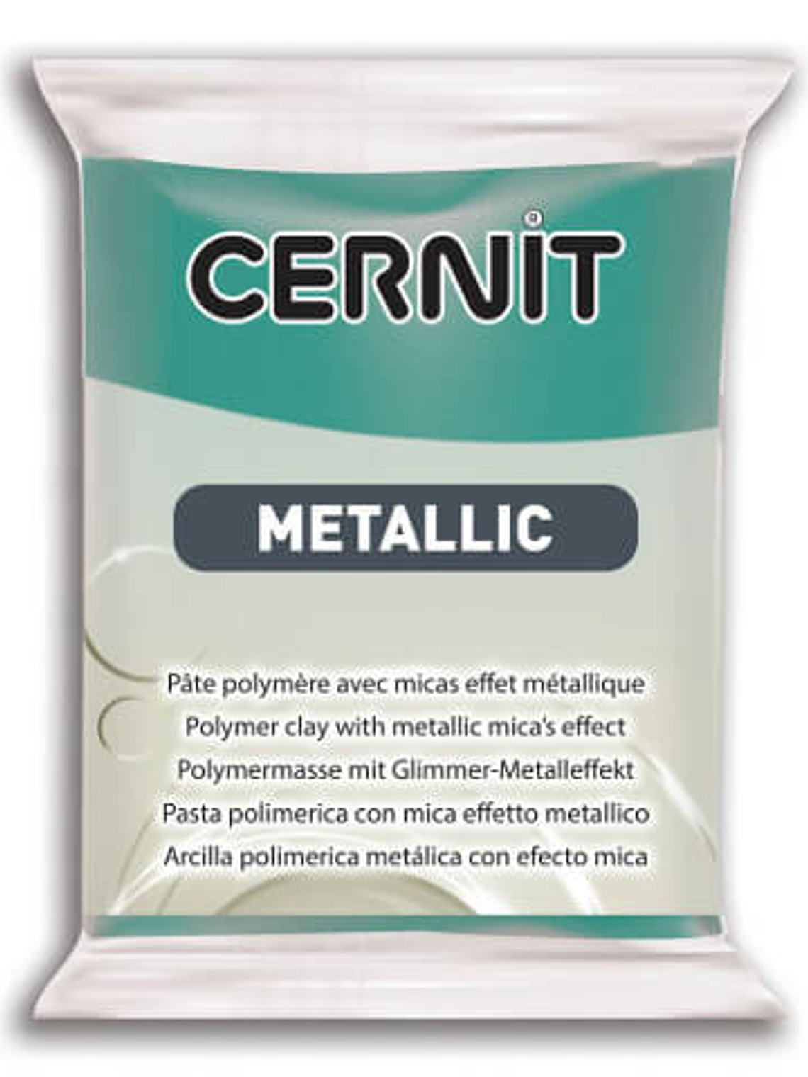 Cernit Metallic 56gr Turquesa Verde (nº 676) 1
