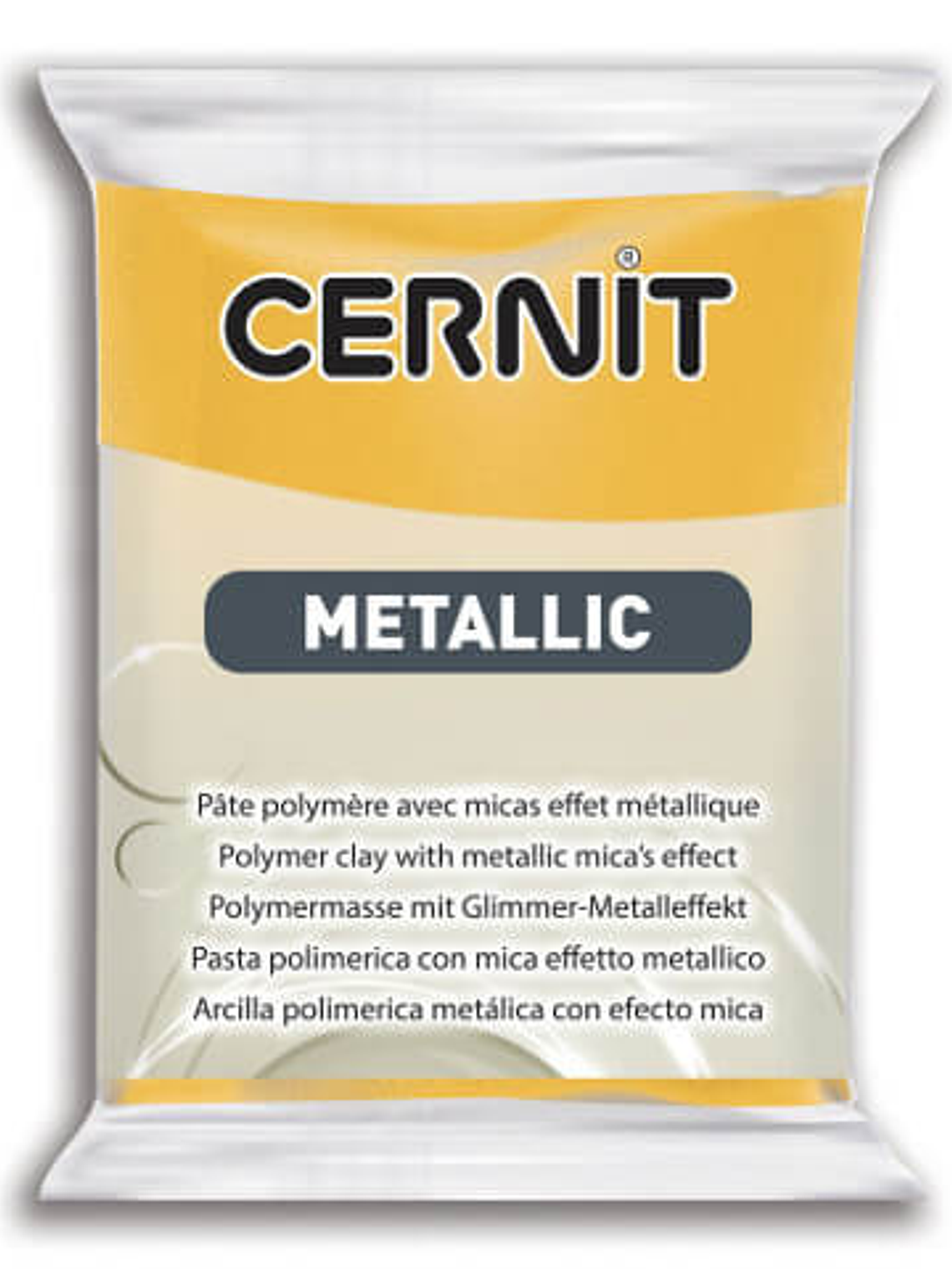 Cernit Metallic 56gr Amarillo (nº 700) 1