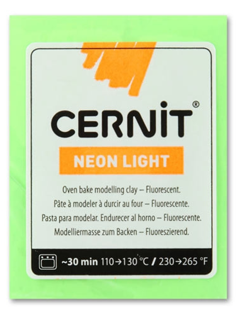 Cernit Neon Light 56gr Verde (nº 600) 1