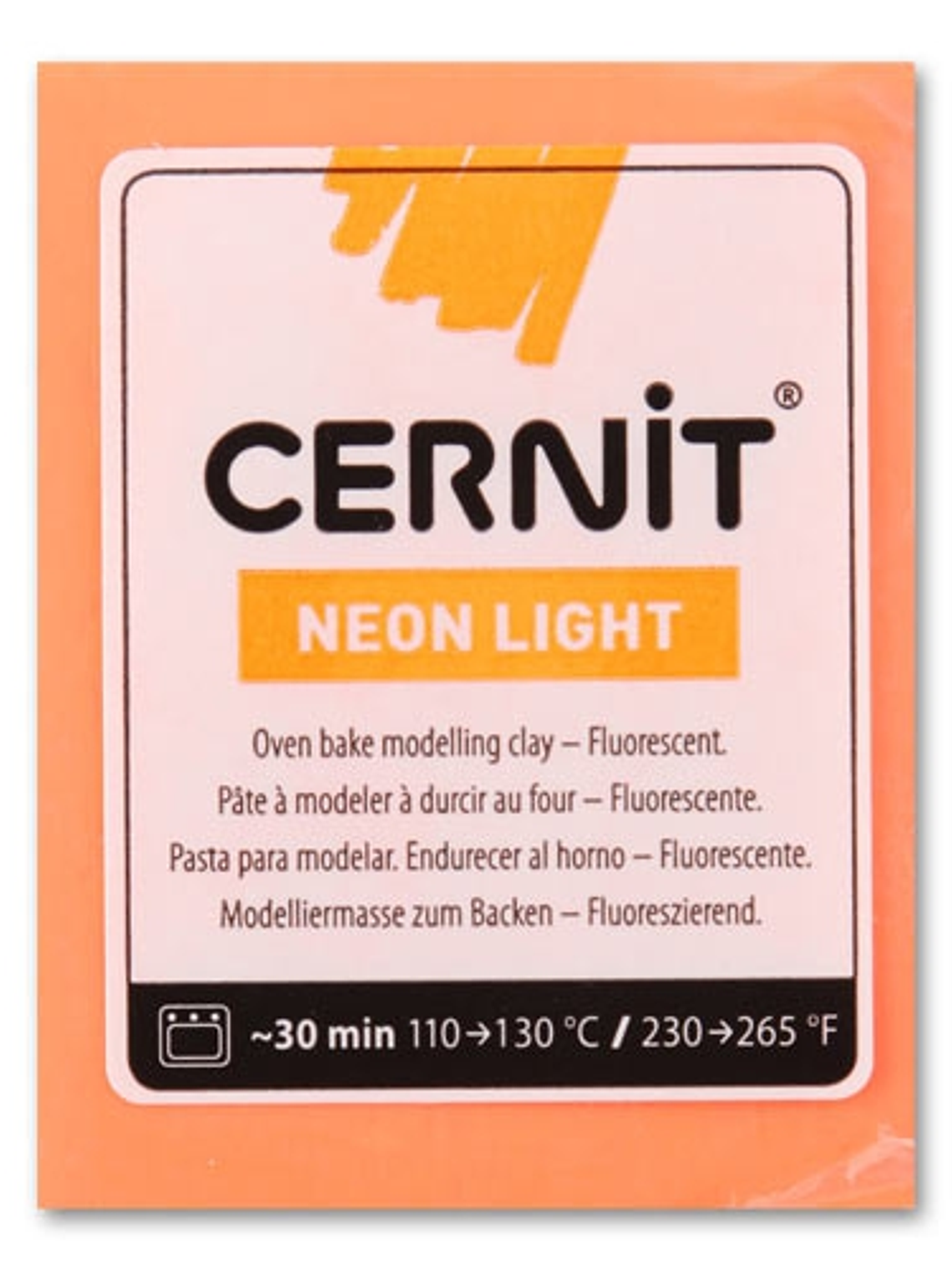 Cernit Neon Light 56gr Naranja (nº 752) 1