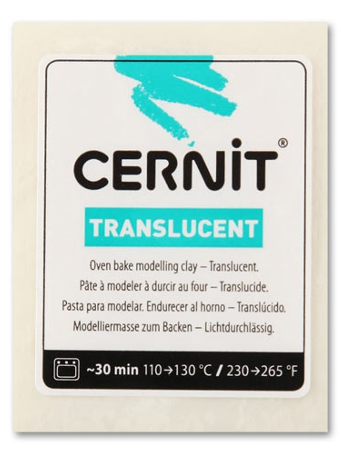 Cernit Translucent 56gr Fosforescente (nº 024) 1