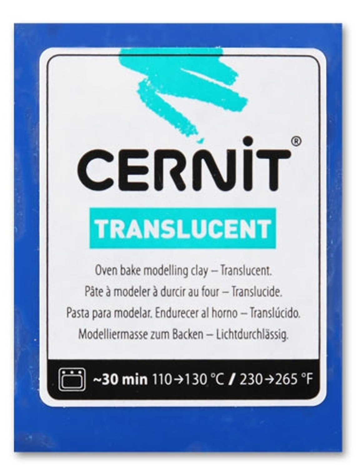 Cernit Translucent 56gr Azul Zafiro (nº 275) 1