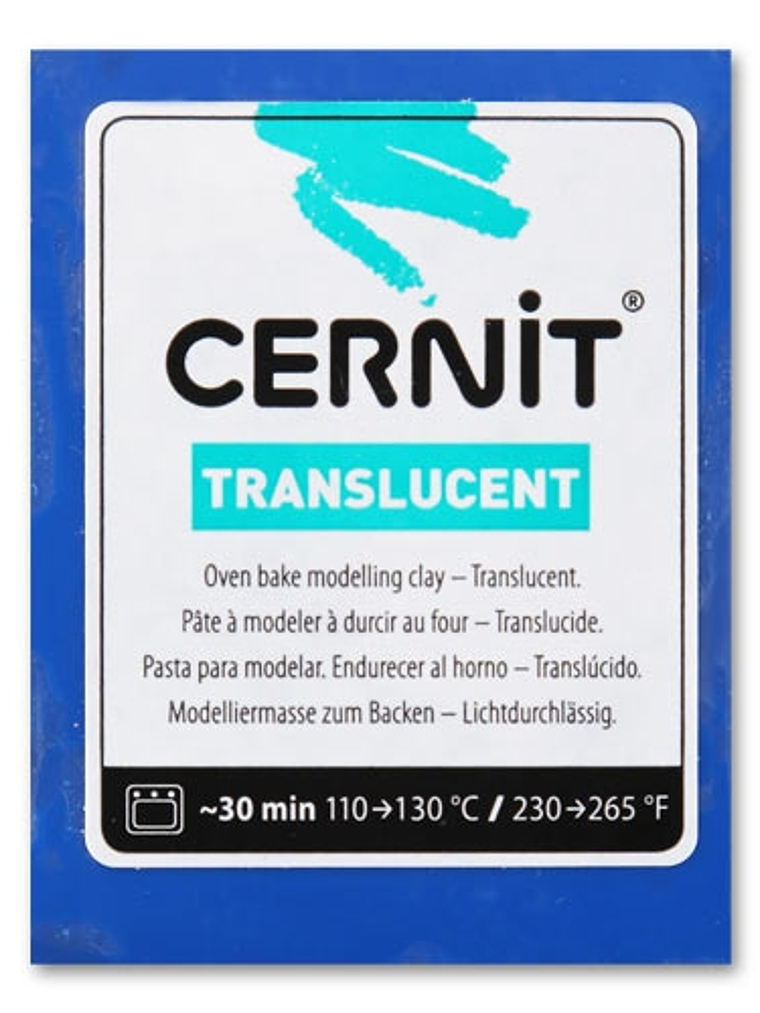 Cernit Translucent 56gr Azul Zafiro (nº 275) 1