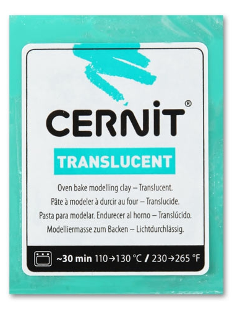 Cernit Translucent 56gr Esmeralda (nº 620) 1
