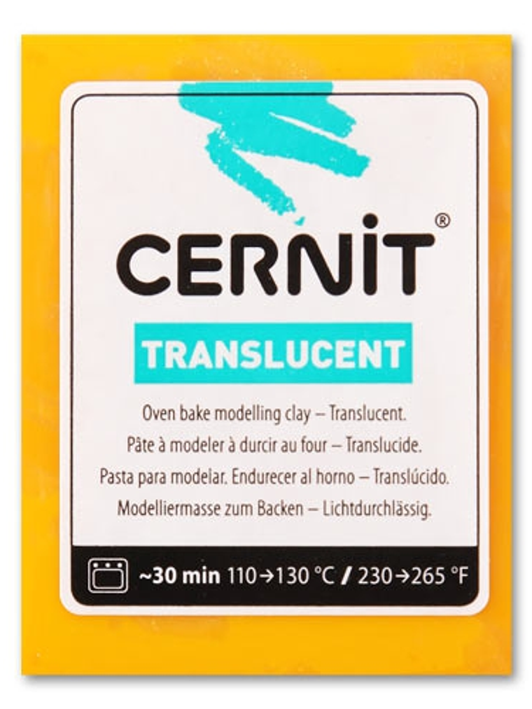 Cernit Translucent 56gr Ámbar (nº 721) 1