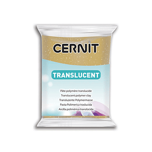 Cernit Translucent 56gr Glitter Oro (nº 050)
