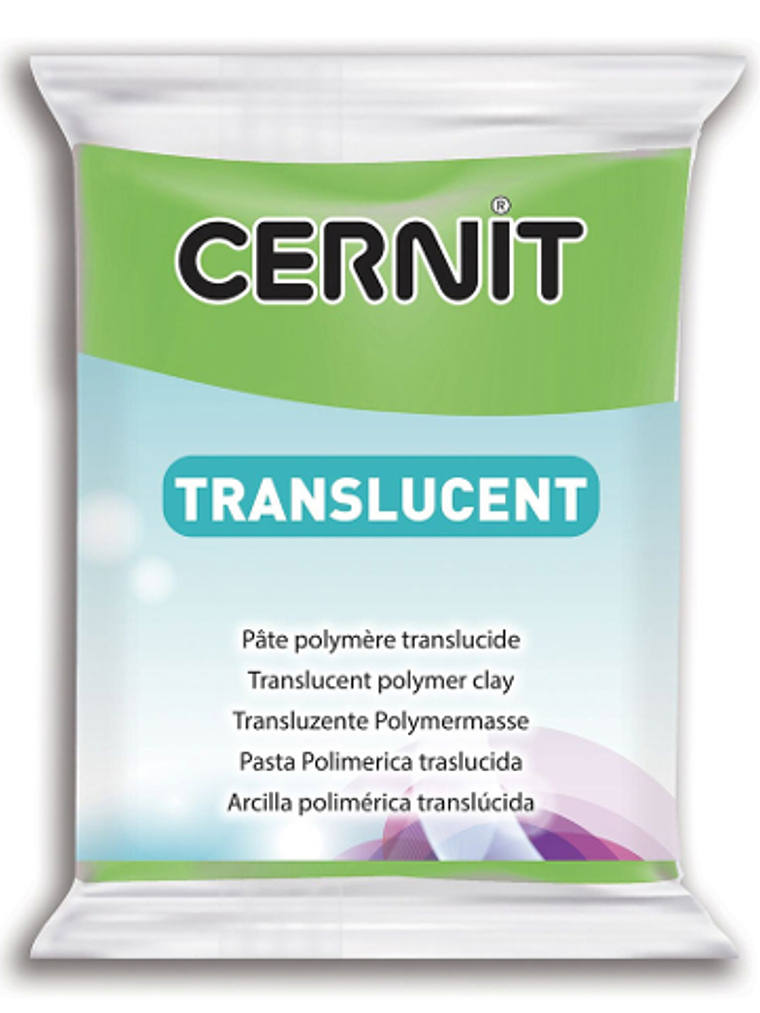 Cernit Translucent 56gr Verde Lima (nº 605) 1