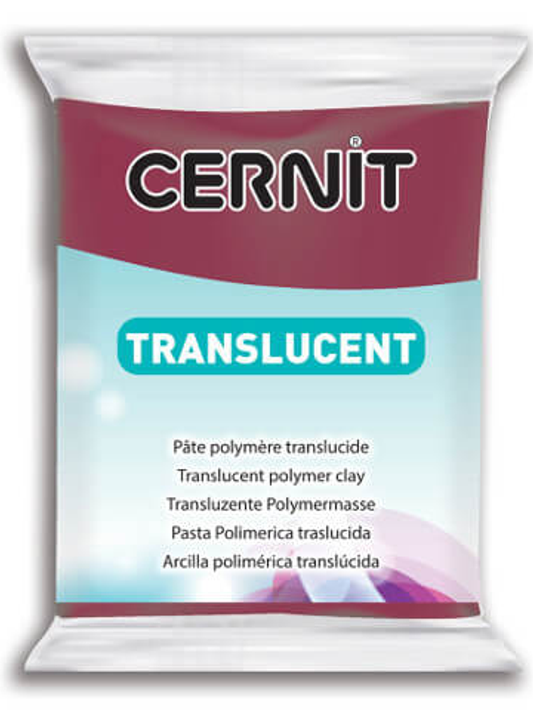Cernit Translucent 56gr Burdeos (nº 411) 1