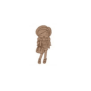 Silueta Mujer con bolso