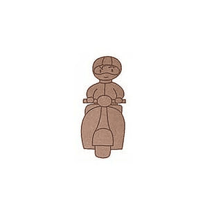 Silueta Chico Motorista