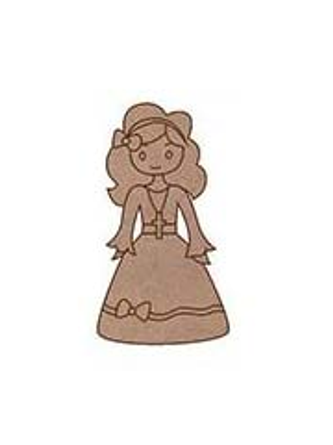 Silueta Niña Comunión 1