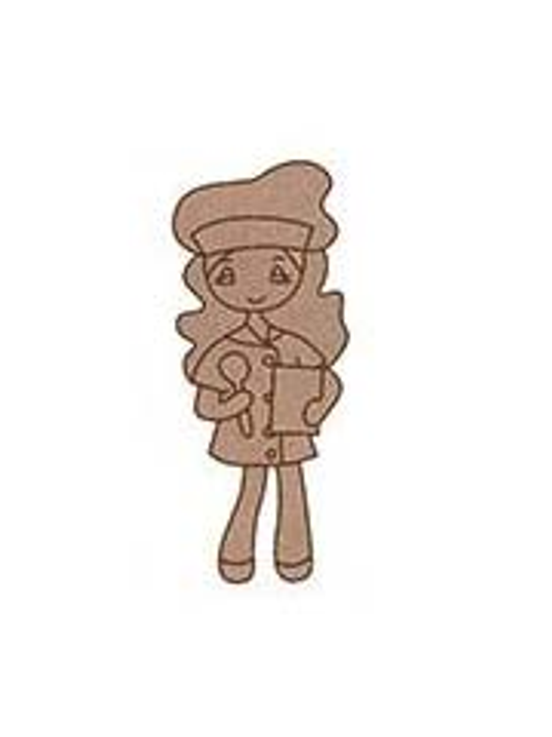 Silueta Profesión Cocinera 1