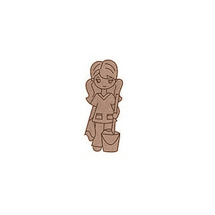 Silueta Profesión Limpiadora