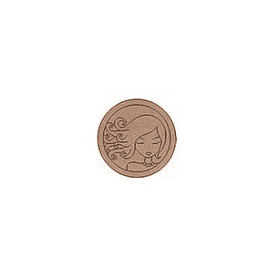 Silueta Redonda Mujer Pelo Rizado