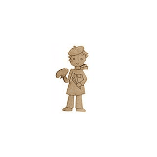 Silueta Profesión Chico Artista