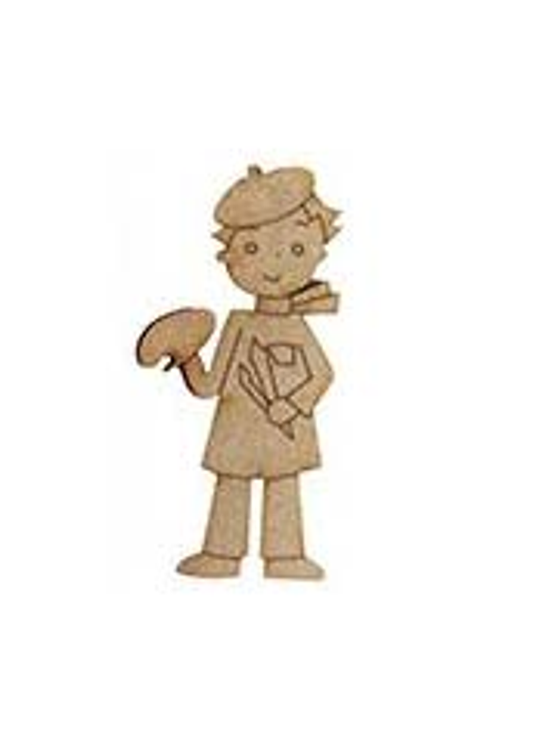 Silueta Profesión Chico Artista 1