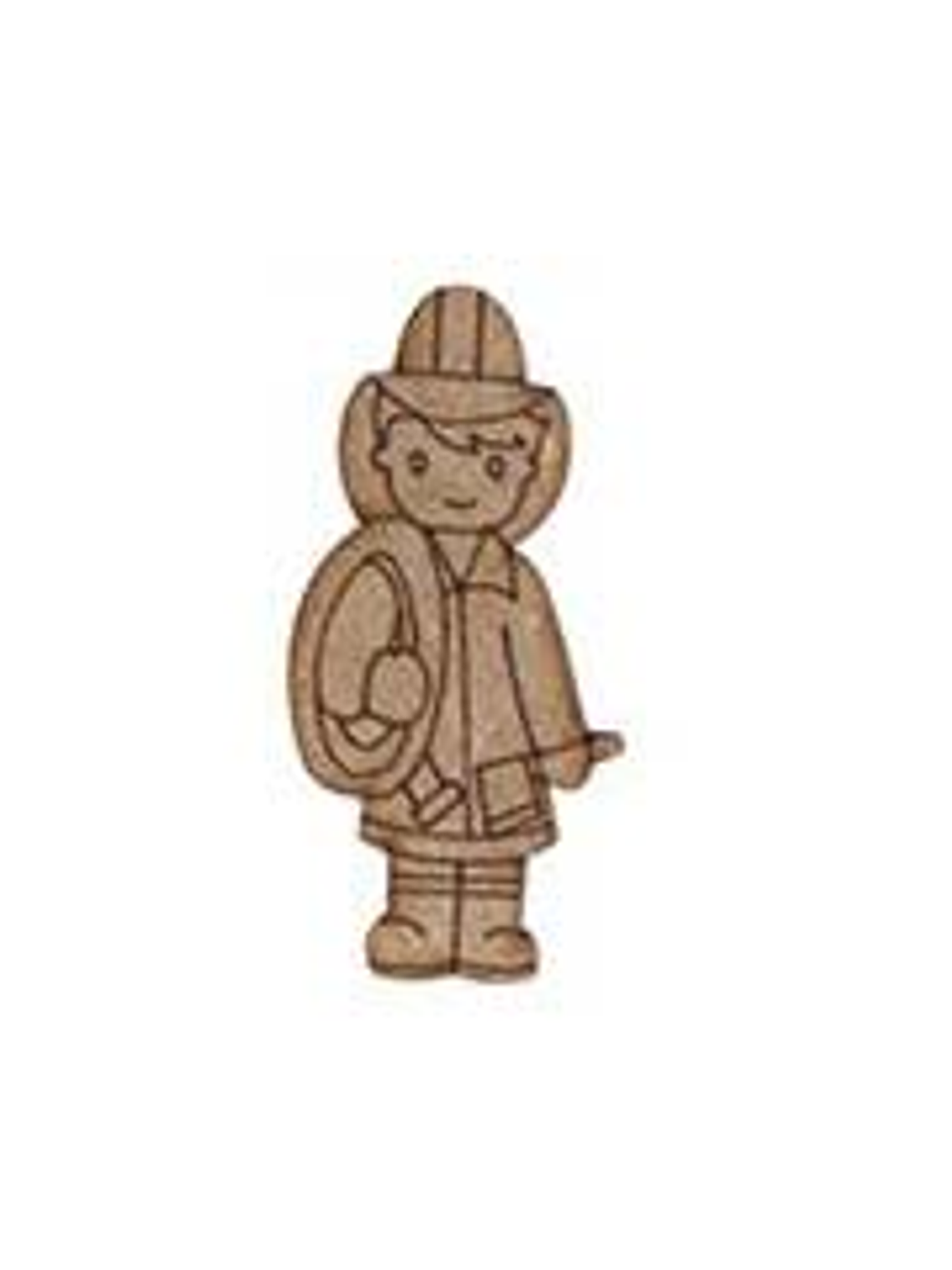 Silueta Profesión Bombero 1