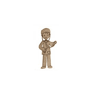 Silueta Profesión Doctor