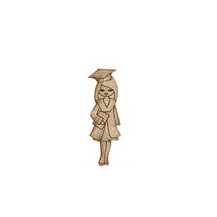 Silueta Chica Graduada