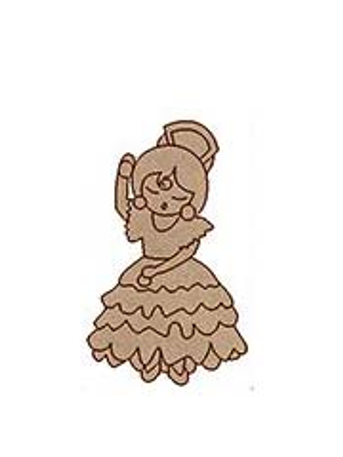 Silueta Flamenca Cuerpo Entero 1