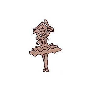 Silueta Flamenca Bailando Brazos en Alto