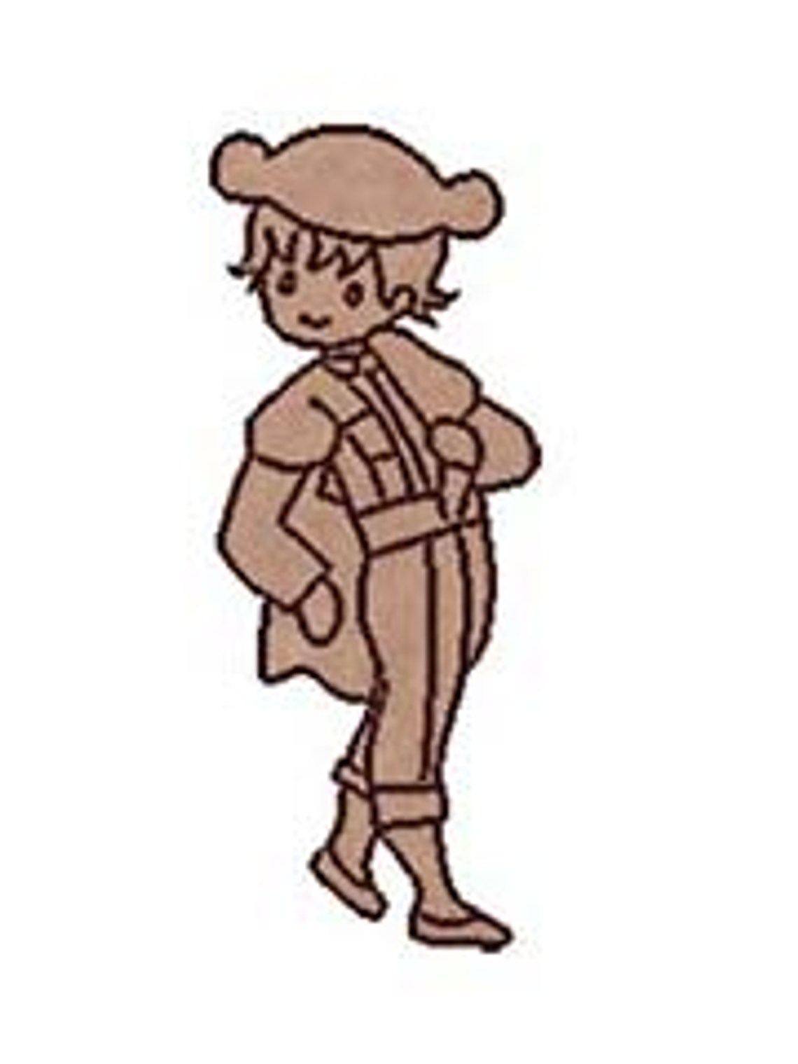 Silueta Profesión Torero 1