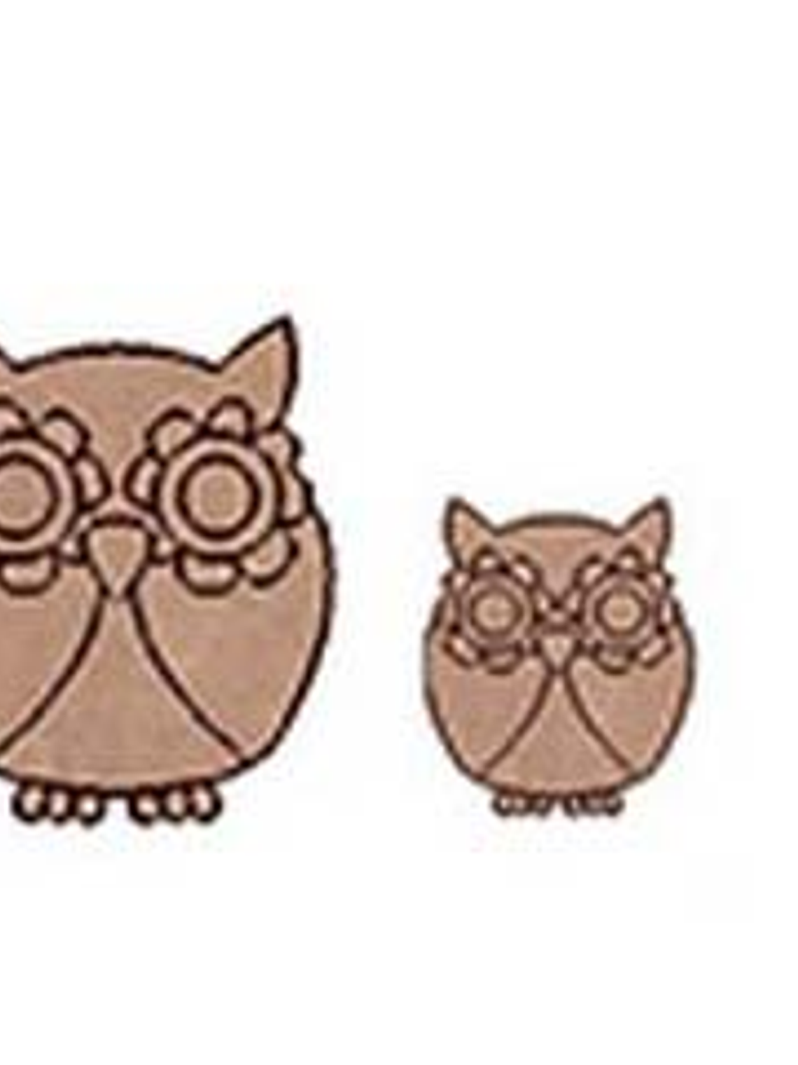 Silueta Set 2 Búhos 1